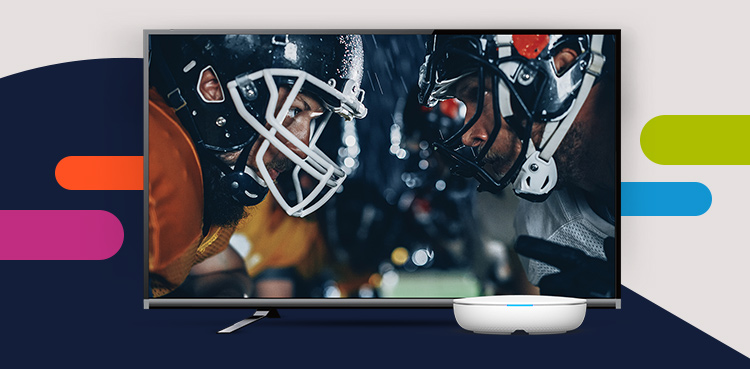 Tablo TV Showing a Football Game